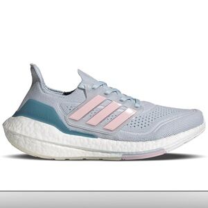 Adidas UltraBoost 21 'Halo Blue Fresh Candy' Women's Running Shoes FY0395 Sz 9